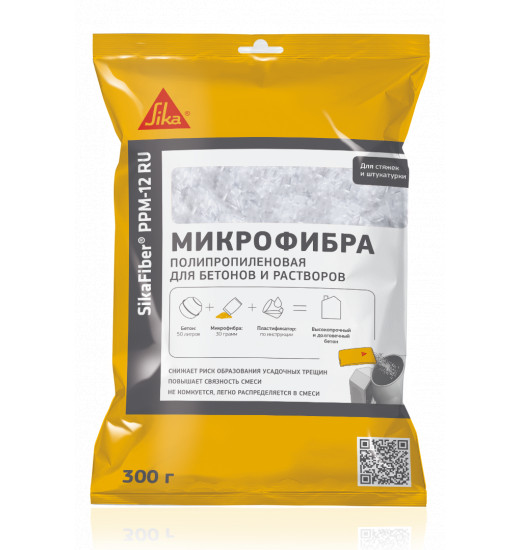 Полипропиленовая фибра для бетонов и растворов SikaFiber® PPM-12 RU