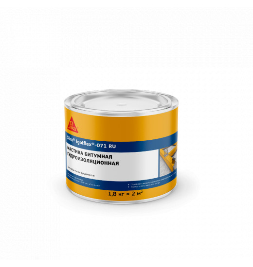 Однокомпанентная битумная гидроизоляционная мастика Sika® Igolflex®-071 RU