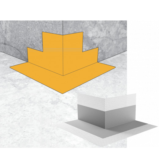 Гидроизоляционный угловой элемент для наружных углов Sika® Sealing Tape S Outside Corner