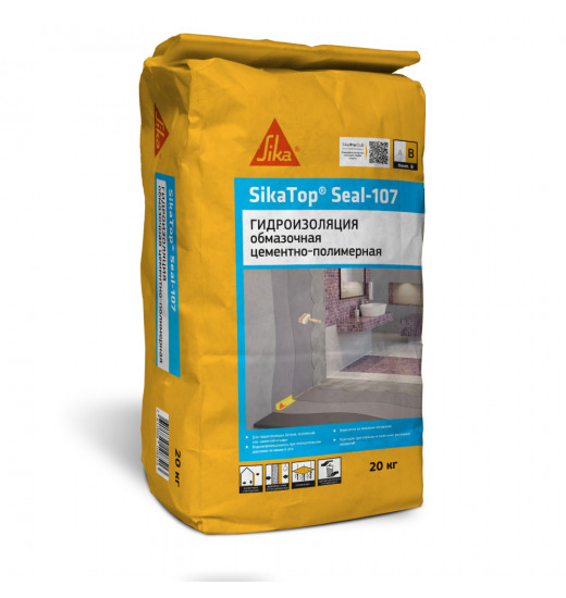 Гидроизоляция обмазочная цементно-полимерная SikaTop®Seal-107