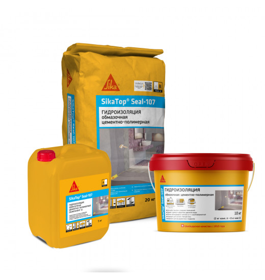 Гидроизоляция обмазочная цементно-полимерная SikaTop®Seal-107