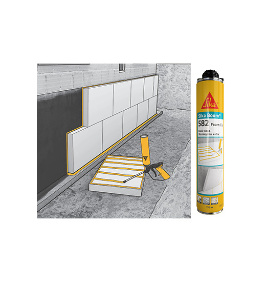 Профессиональная полиуретановая клей-пена Sika Boom®-582 Foam Fix