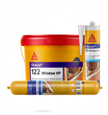 Эластичный паропроницаемый герметик для окон Sikacryl®-122 Window VP