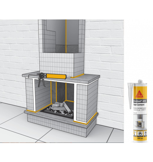 Высокотемпературный герметик SikaSeal®-419 Heat Cement
