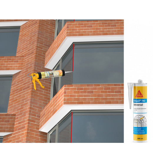 Универсальный силиконовый герметик Sikasil®-142 Universal