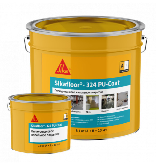 Напольное покрытие Sikafloor®-324 PU-Coat