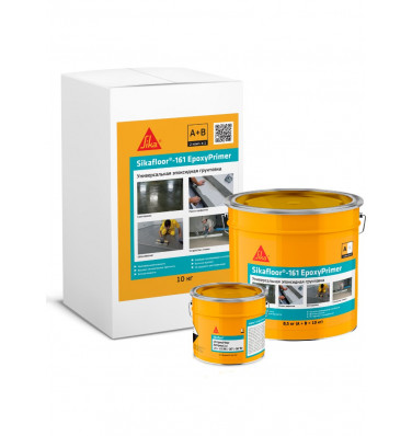 Двухкомпанентная эпоксидная грунтовка, выравнивающий раствор, промежуточная выравнивающая стяжка Sikafloor®-161 EpoxyPrimer