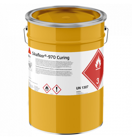 Средство на основе акриловых смол для запечатывания, уплотнения и уменьшения пыления заглаженных бетонных полов и полов Sikafloor®- 970 Curing