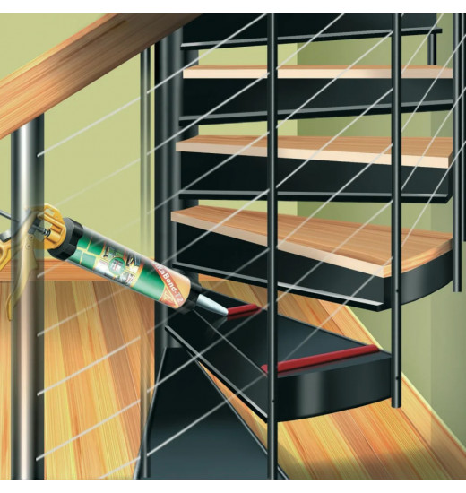 Ручной пистолет для профессионального нанесения герметиков Sika®  Powerflow COMBI