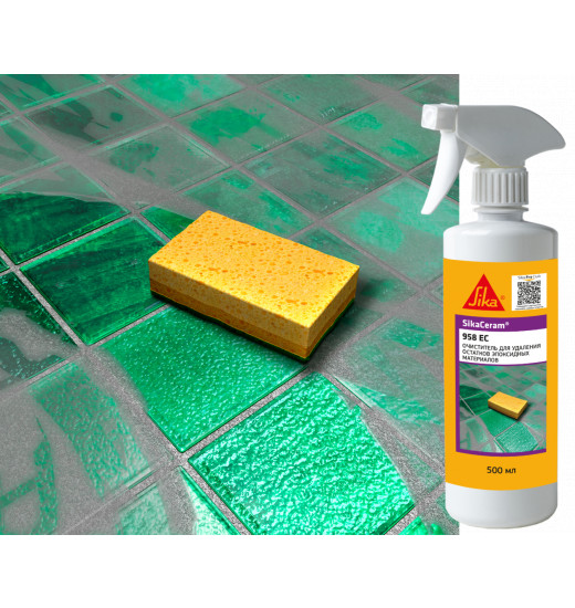 Очиститель для удаления пятен и разводов от эпоксидной затирки SikaCeram®-958 EC