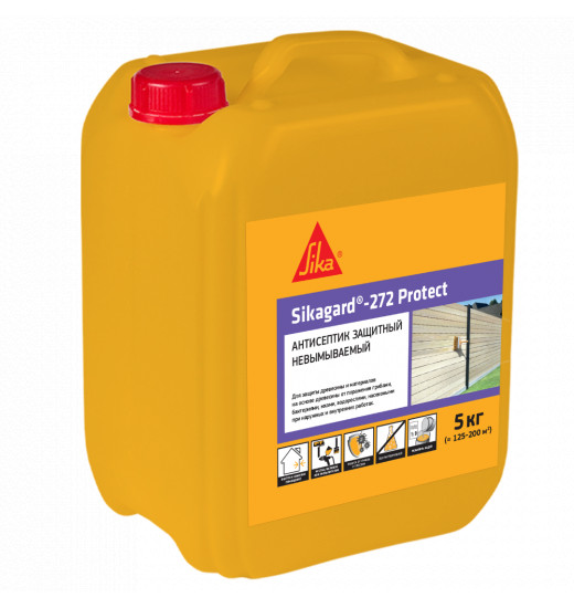 Антисептик защитный невымываемый для древесины Sikagard®-272 Protect