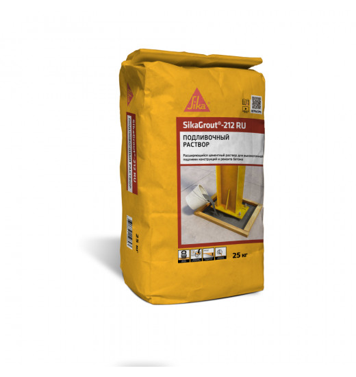 Высокоподвижный расширяющийся цементный подливочный и ремонтный раствор SikaGrout®-212 RU